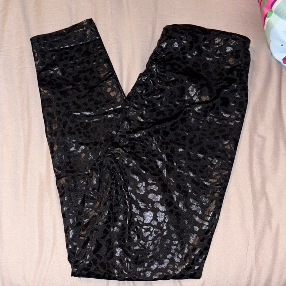 Cheetah Faux Leather Legging